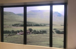 Cut window graphics - After shot