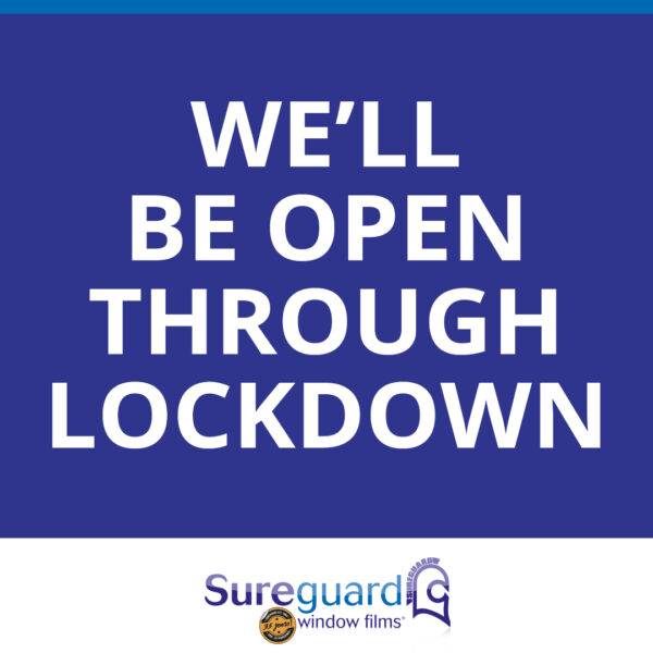We'll be open through lockdown