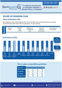 Silver 50 Window Film